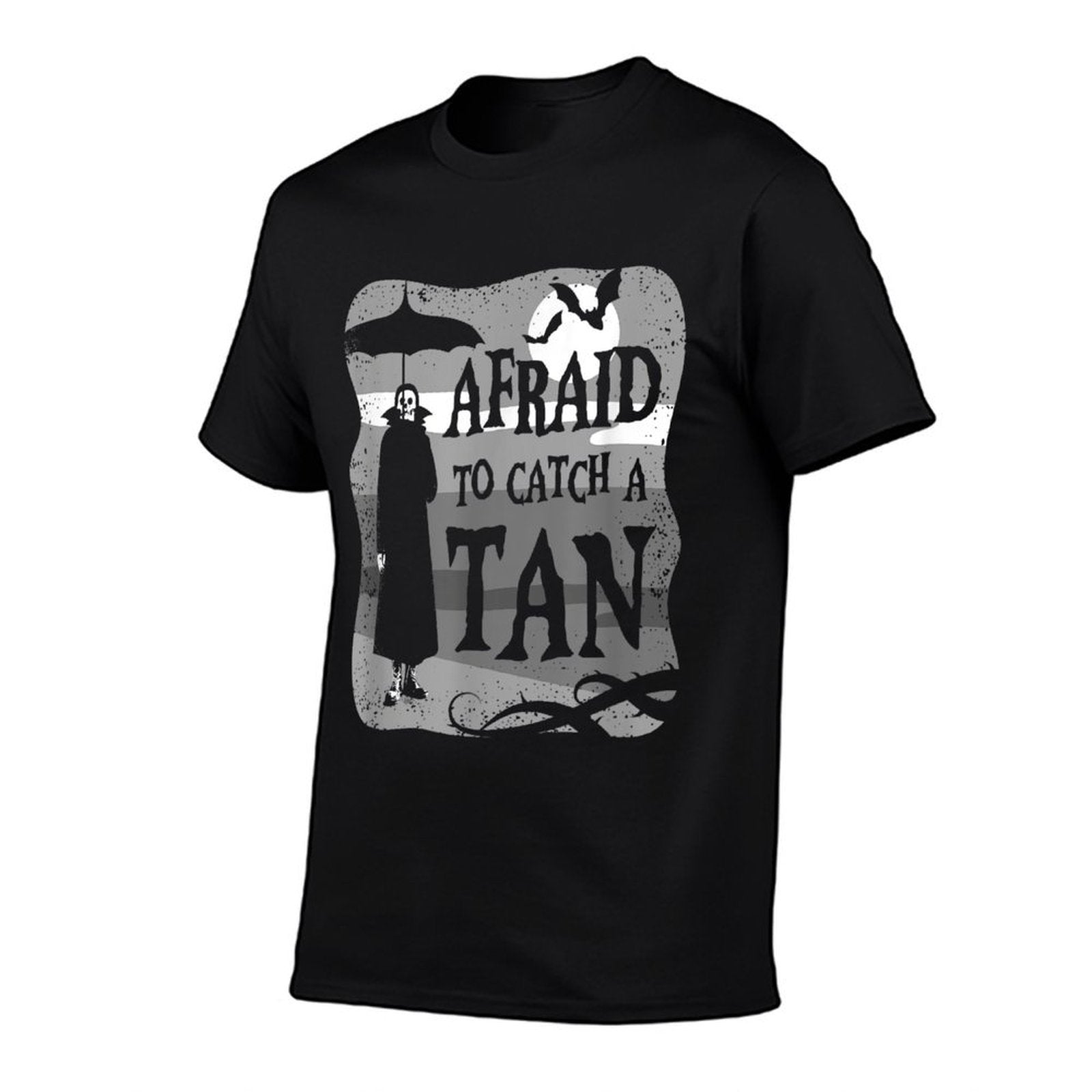 Summer Goth Afraid To Catch A Tan At The Beach  Vintage-inspired T-Shirt