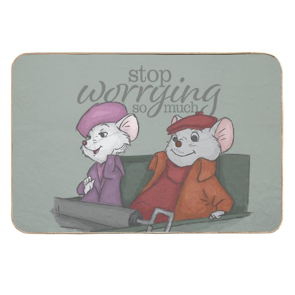 Worrying  Easy To Clean Bath Mat