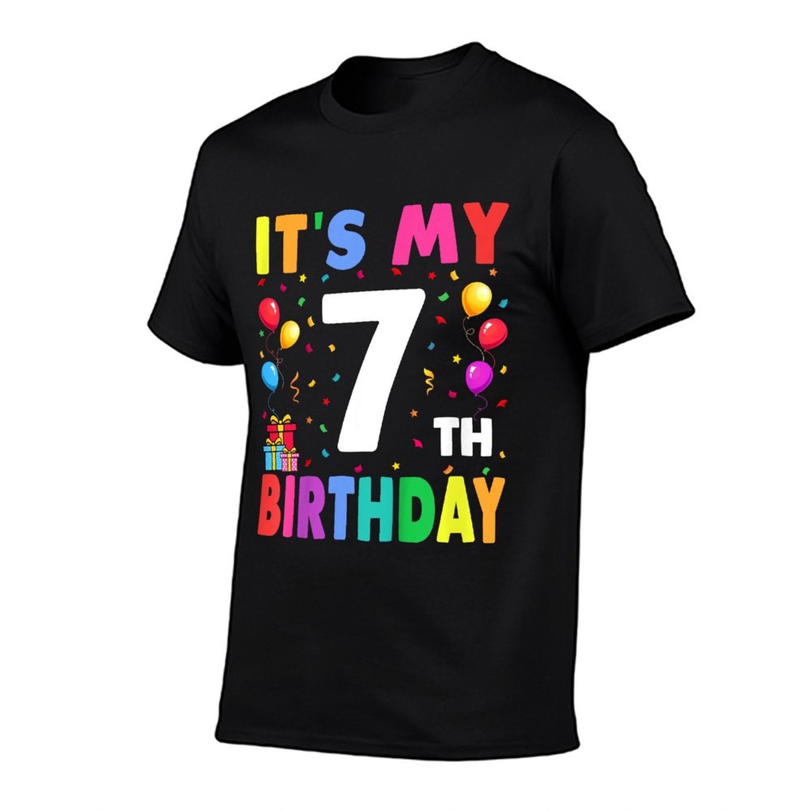 It's My 7th Birthday 7 Seven Happy Birthday Boys Or Girls  Classic T-Shirt