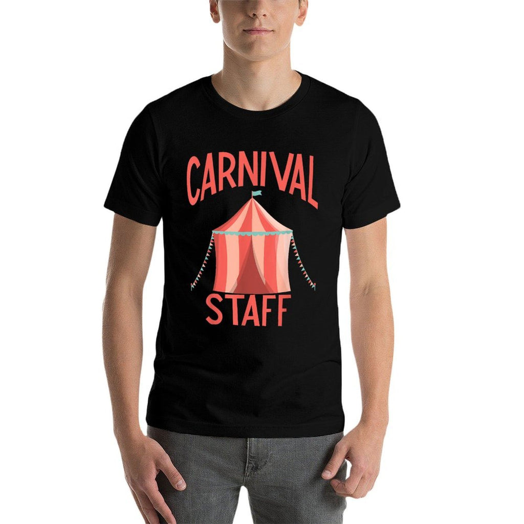Carnival Birthday - Carnival Staff  Heathered Texture T-Shirt