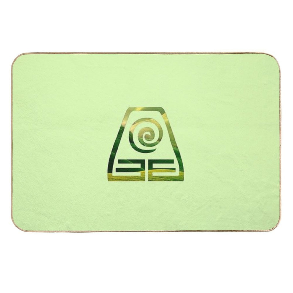 Earthbending Logo (Avatar The Last Airbender) Durable Bath Mat