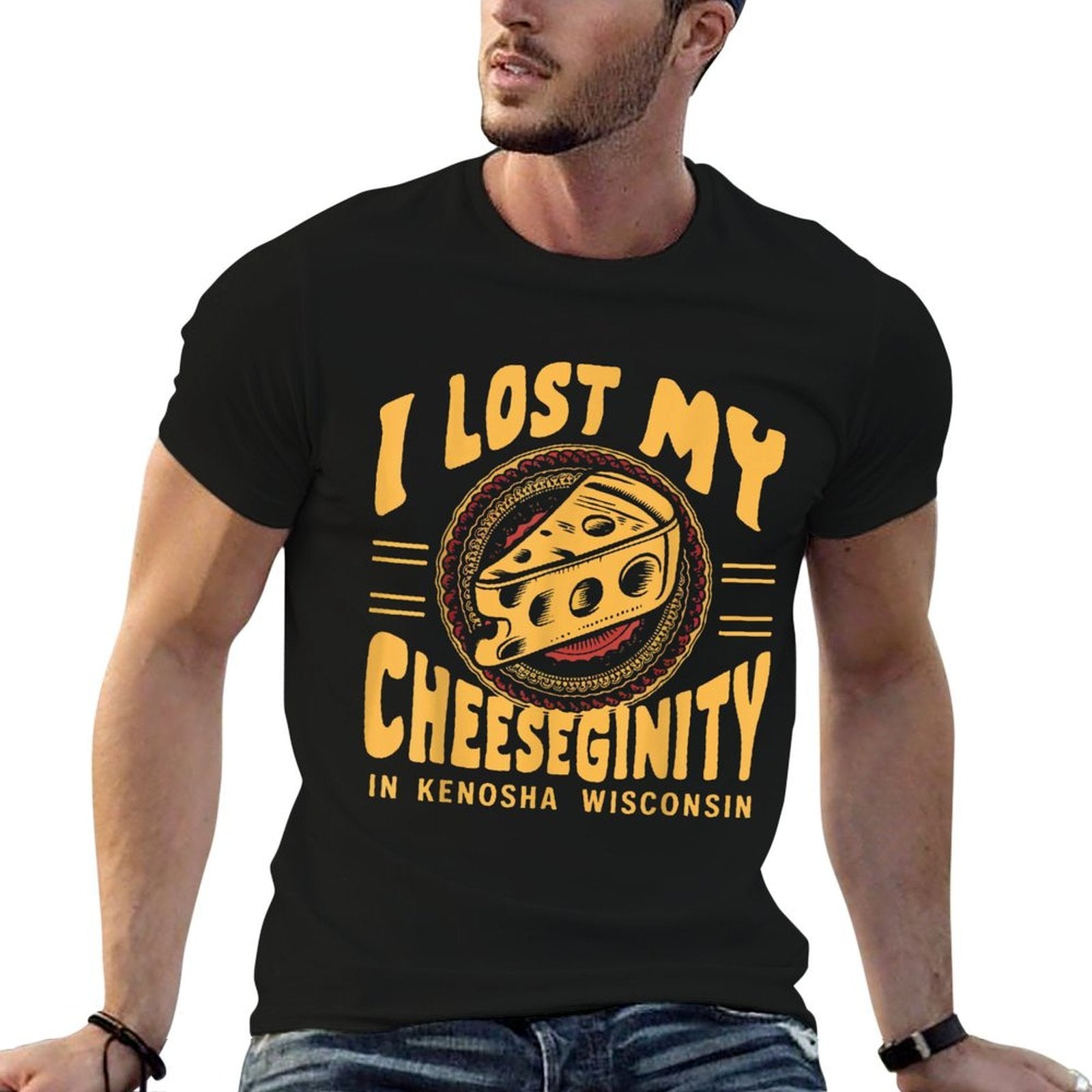 Funny I Lost My Cheeseginity In Kenosha Wisconsin Meme  Odor-resistant T-Shirt