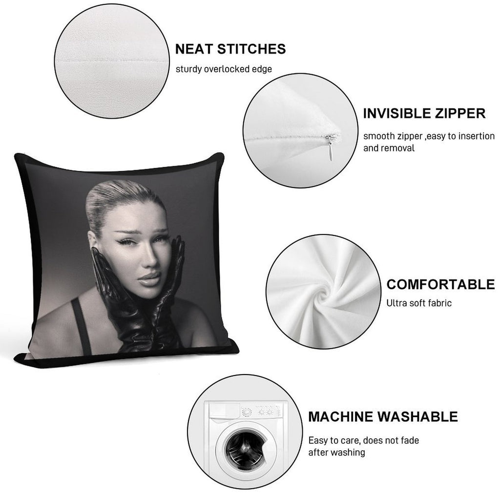 Shirin David - BBR Soft Fade-Resistant Throw Pillow