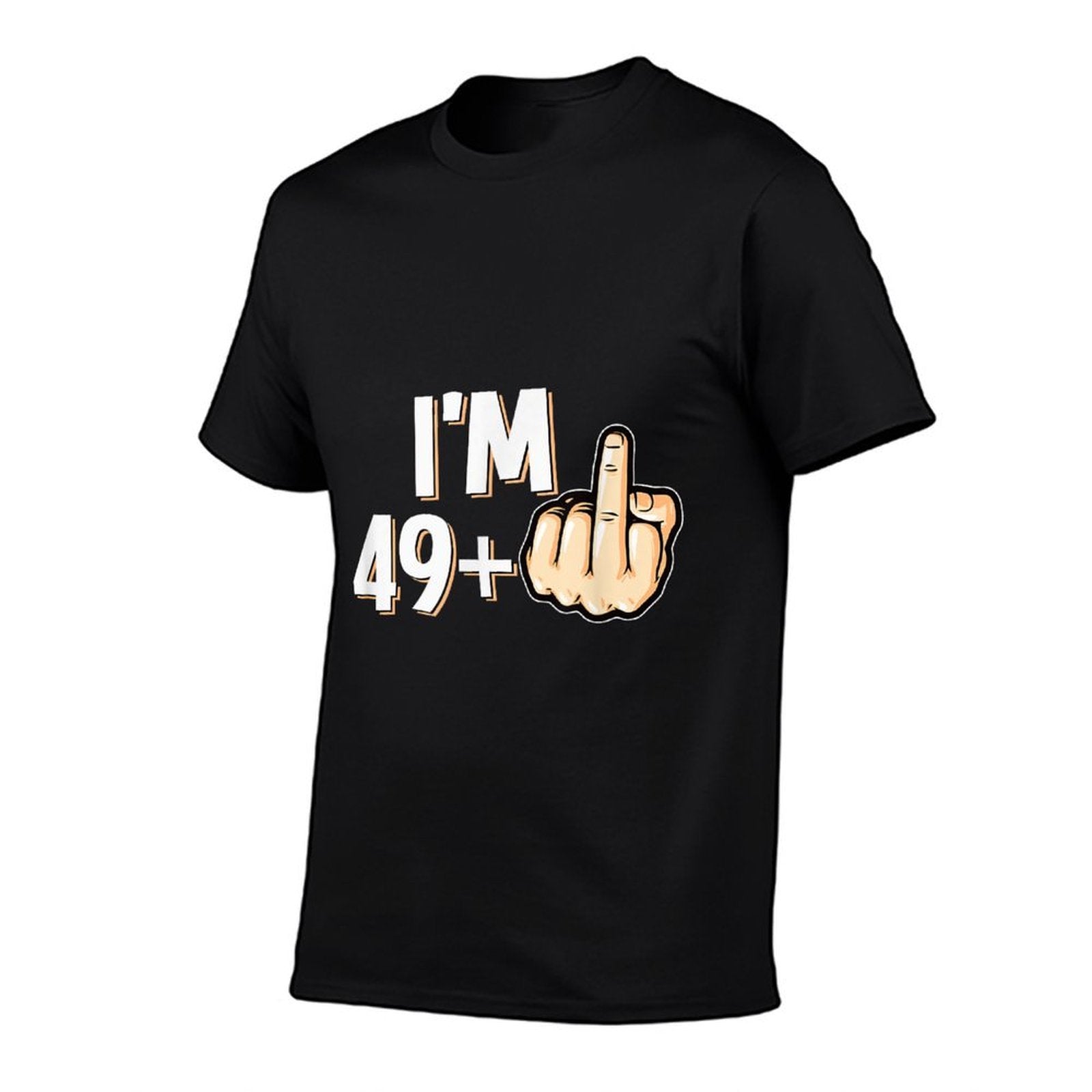 I'm 49 Plus F You Middle Finger Funny 50th Birthday  Vintage-inspired T-Shirt