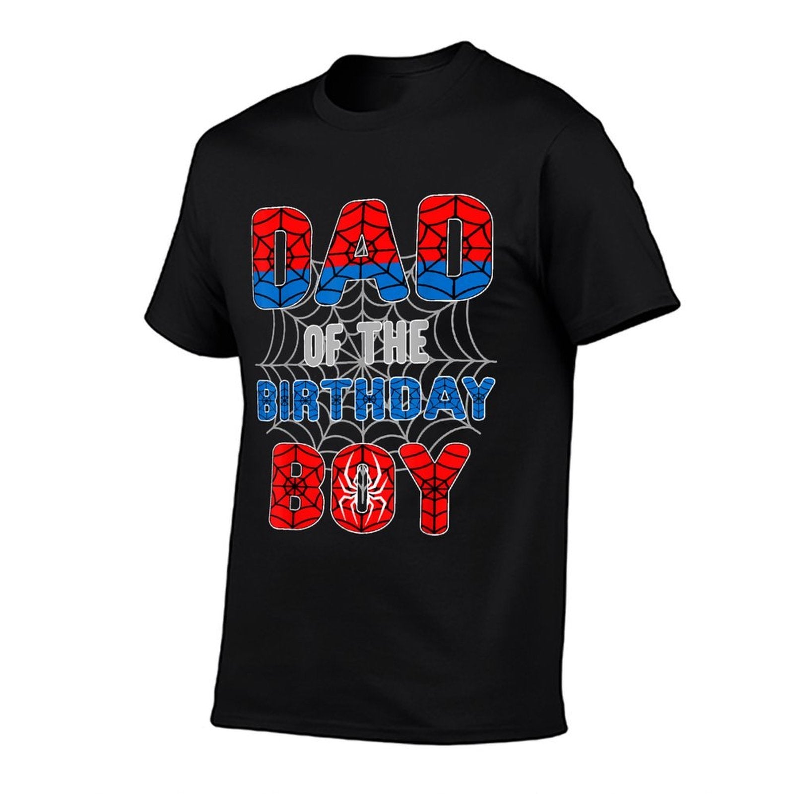 Spider Web Birthday Party Dad of The Birthday Boy  Durable T-Shirt