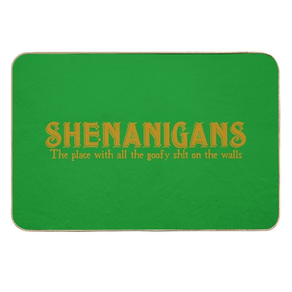 Shenanigans (The Place with All The Goofy S#it on The Walls)!  Toxin-Free Bath Mat