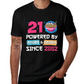 21st Birthday Kawaii Anime Ramen Noodles 21 Years Old Girls  Heathered Texture T-Shirt