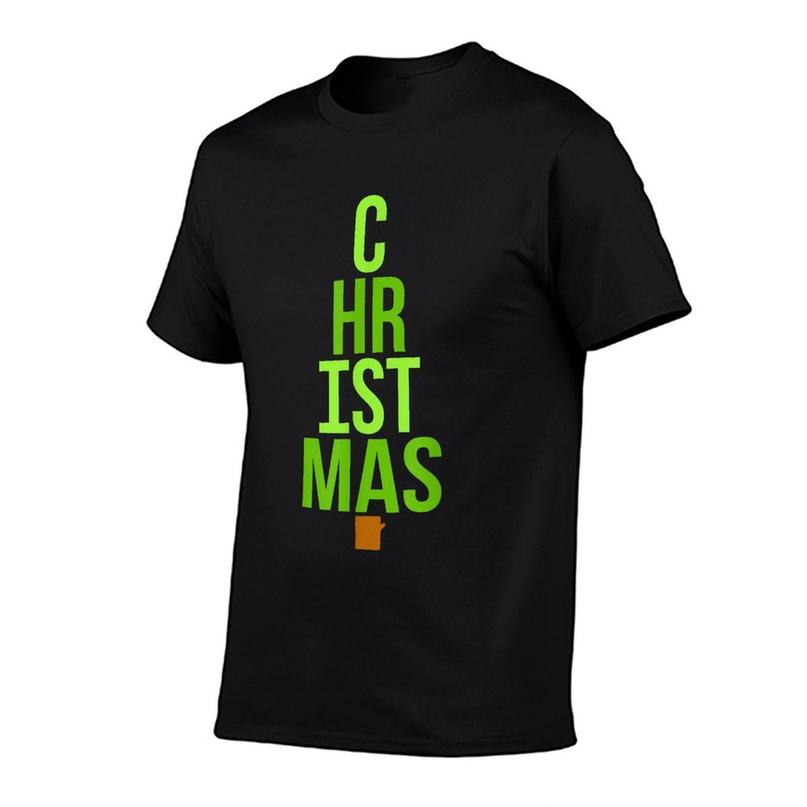 Christmas Simple Tree Shaped Letters  Odor-resistant T-Shirt