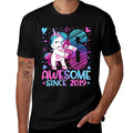 6 Year Old Unicorn Gifts For Girls 6th Birthday Girl Party  Polyester Blend T-Shirt