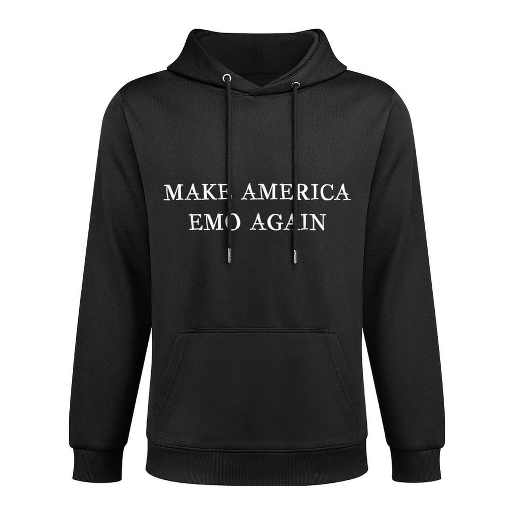 Make America Emo Again Goth Durable Construction Hoodie