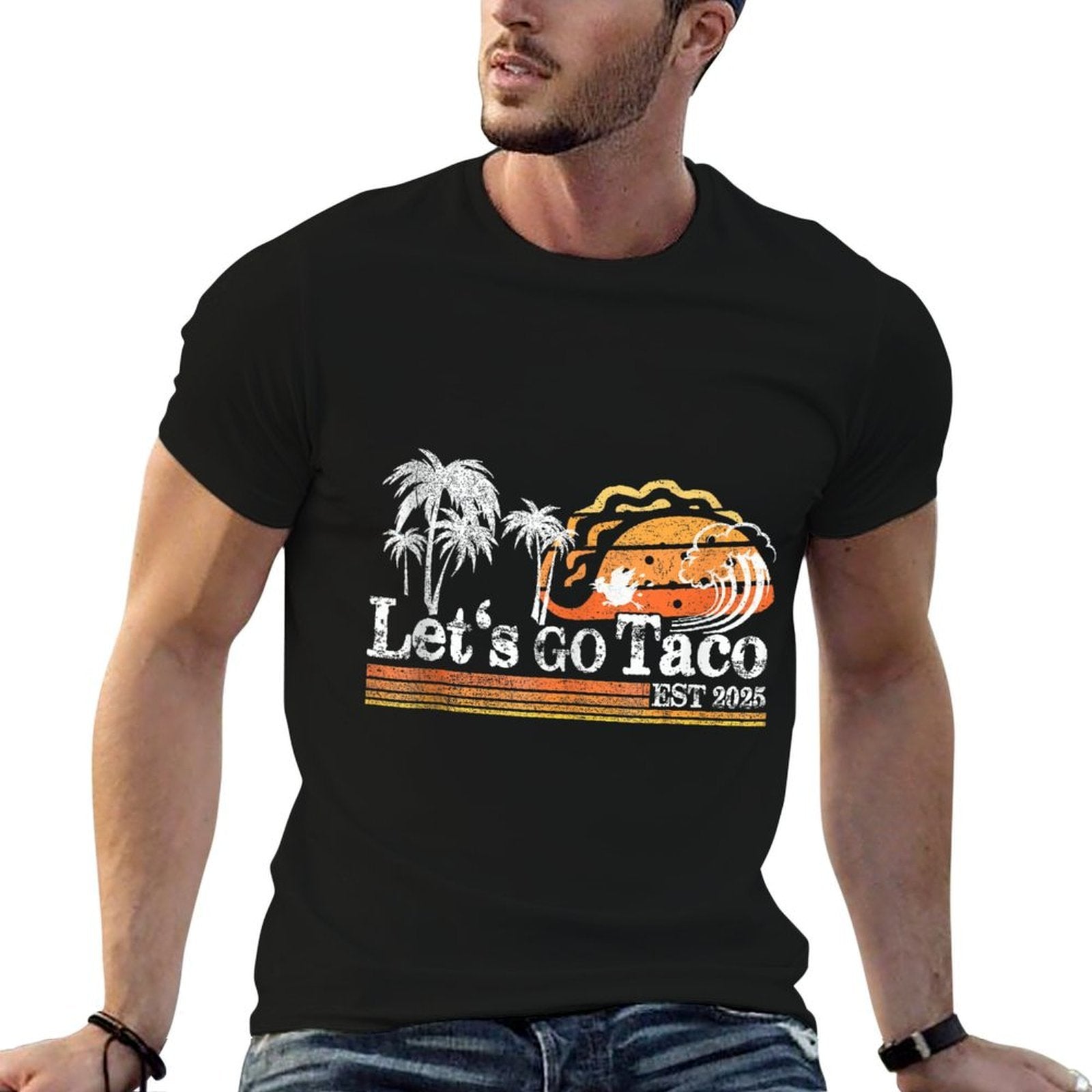 Lets Go Taco  High-quality Stitching T-Shirt