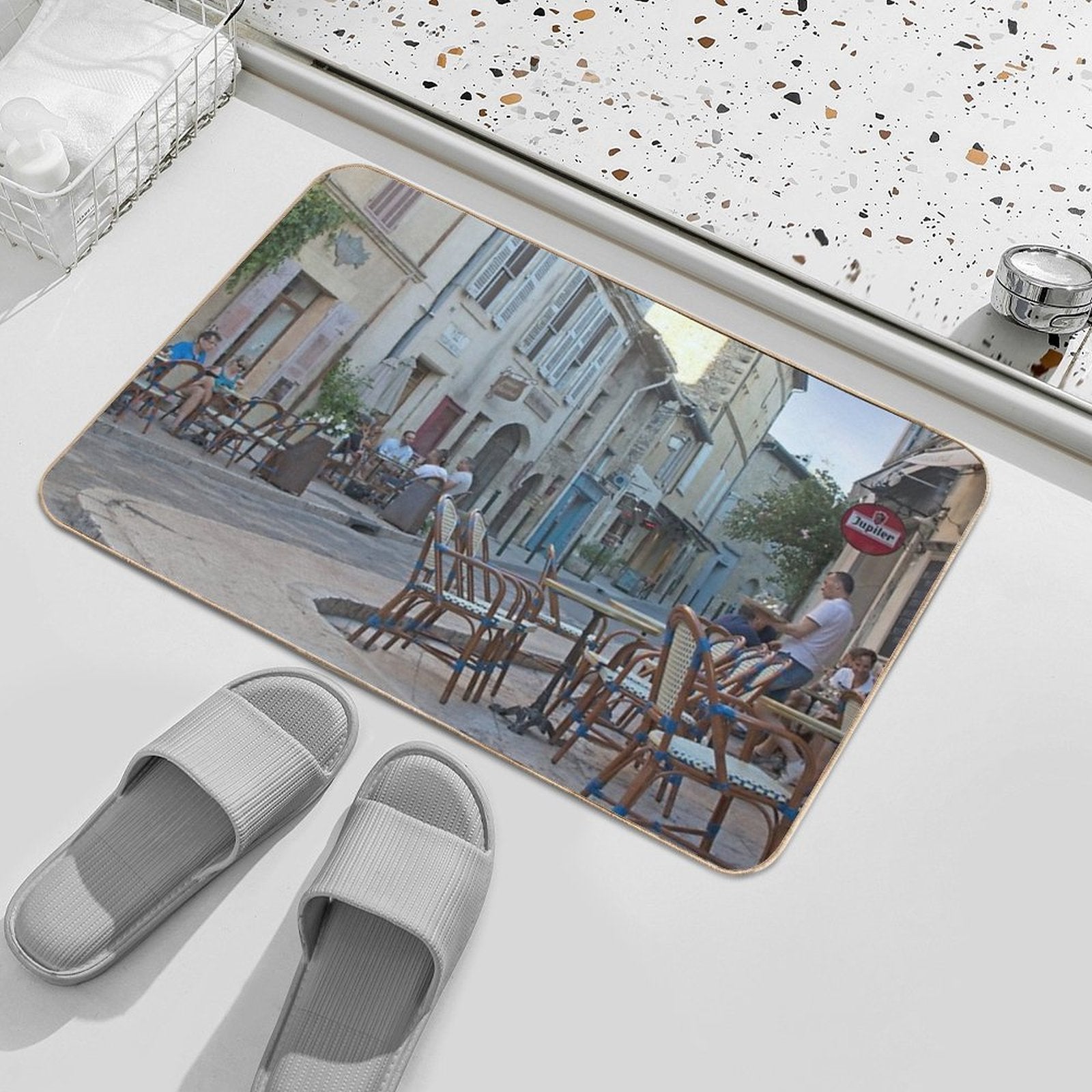 French Life  Stain-Proof Bath Mat