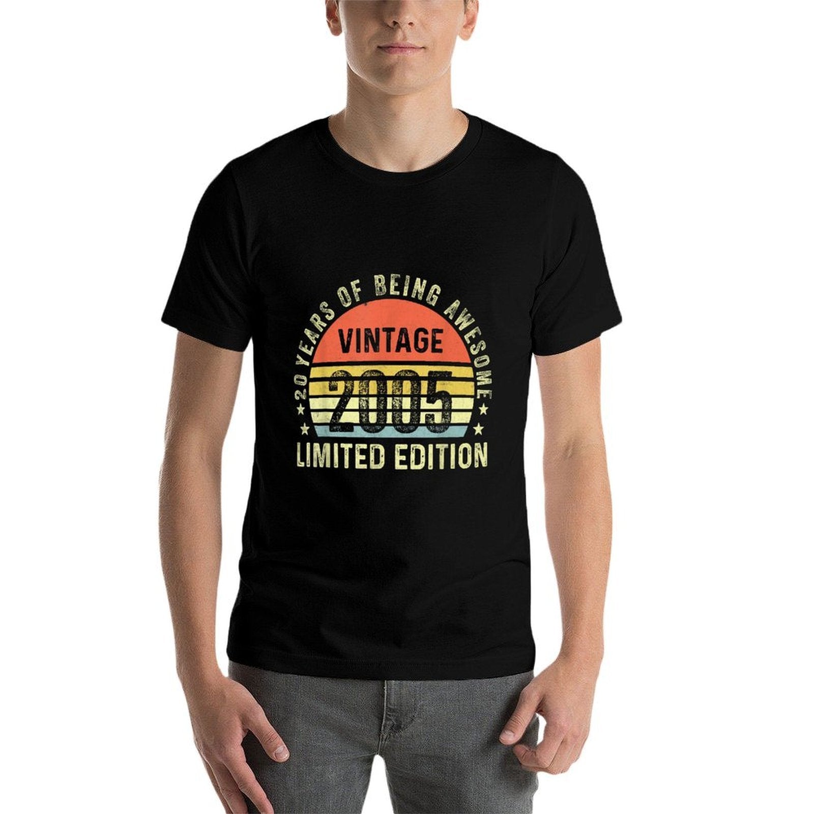 Vintage 2005 Limited Edition 20th Birthday Coolest Gifts  Moisture-wicking T-Shirt