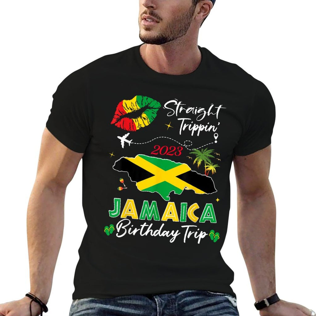 Jamaica 50th Birthday Trip Girls Matching  Trendy Pattern T-Shirt
