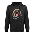 30 And Fabulous Boho Rainbow Funny 30th Birthday Premium Layering Staple Hoodie