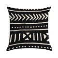 African Mud Cloth Black And White Soft Ultra-Soft Texture Throw Pillow