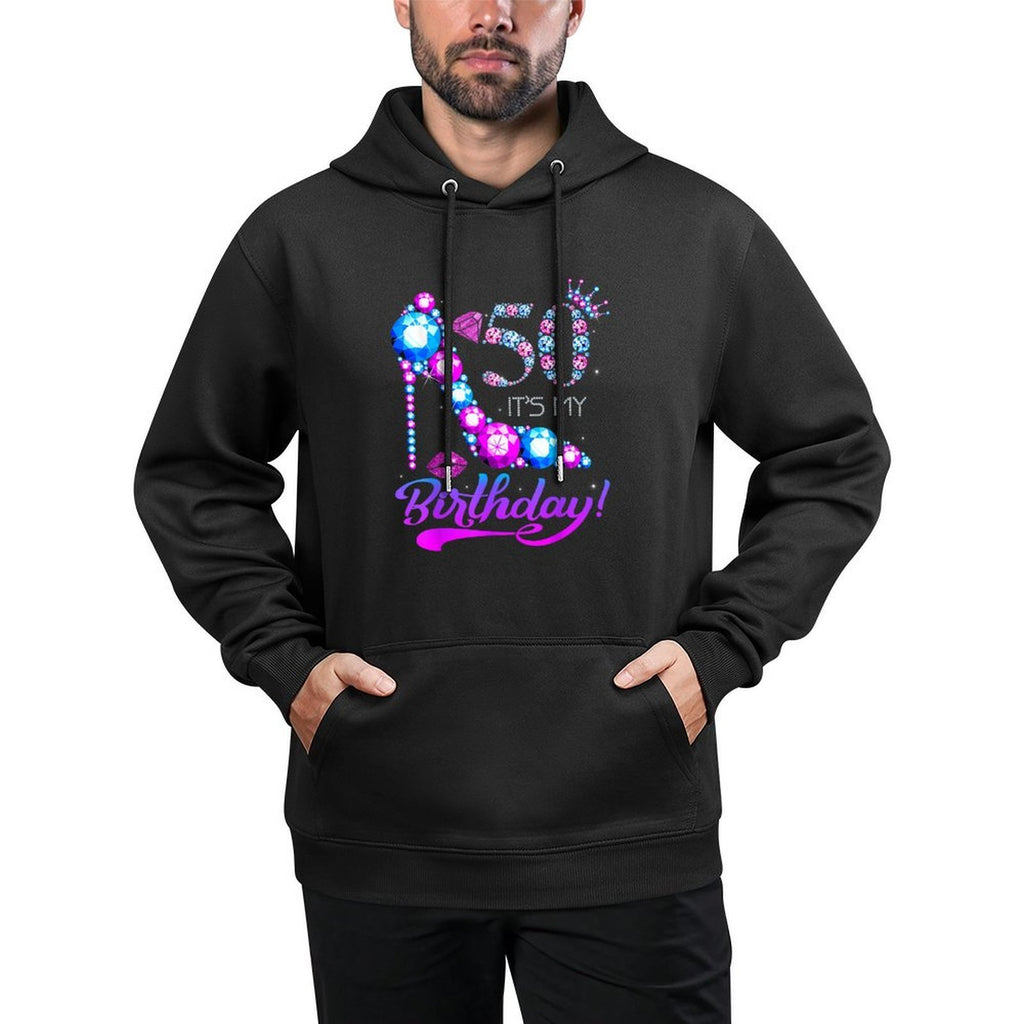 Cute 50 Years Old It's My 50th Birthday Party Gems High Heel Relaxed Fit Hoodie
