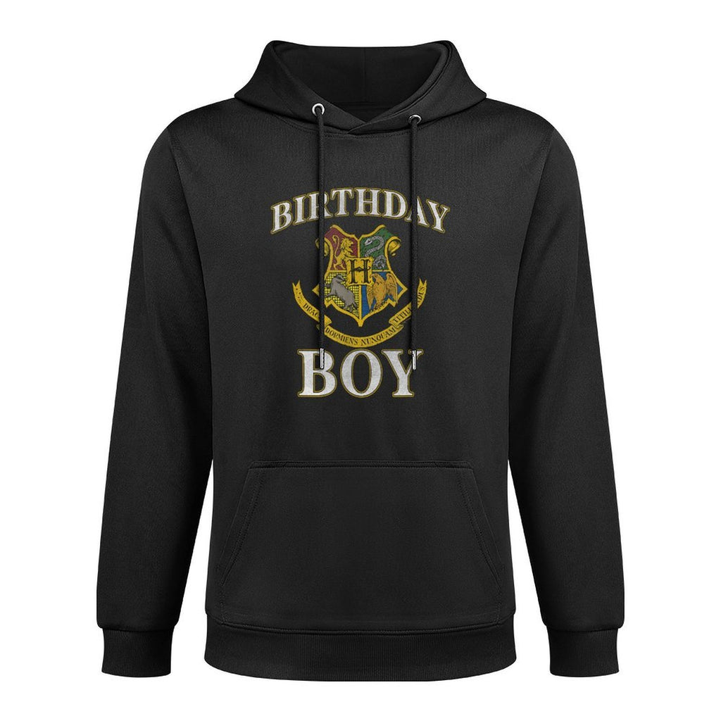 Harry Potter Birthday Boy Hogwarts Iconic Emblem Logo Colorfast Hoodie