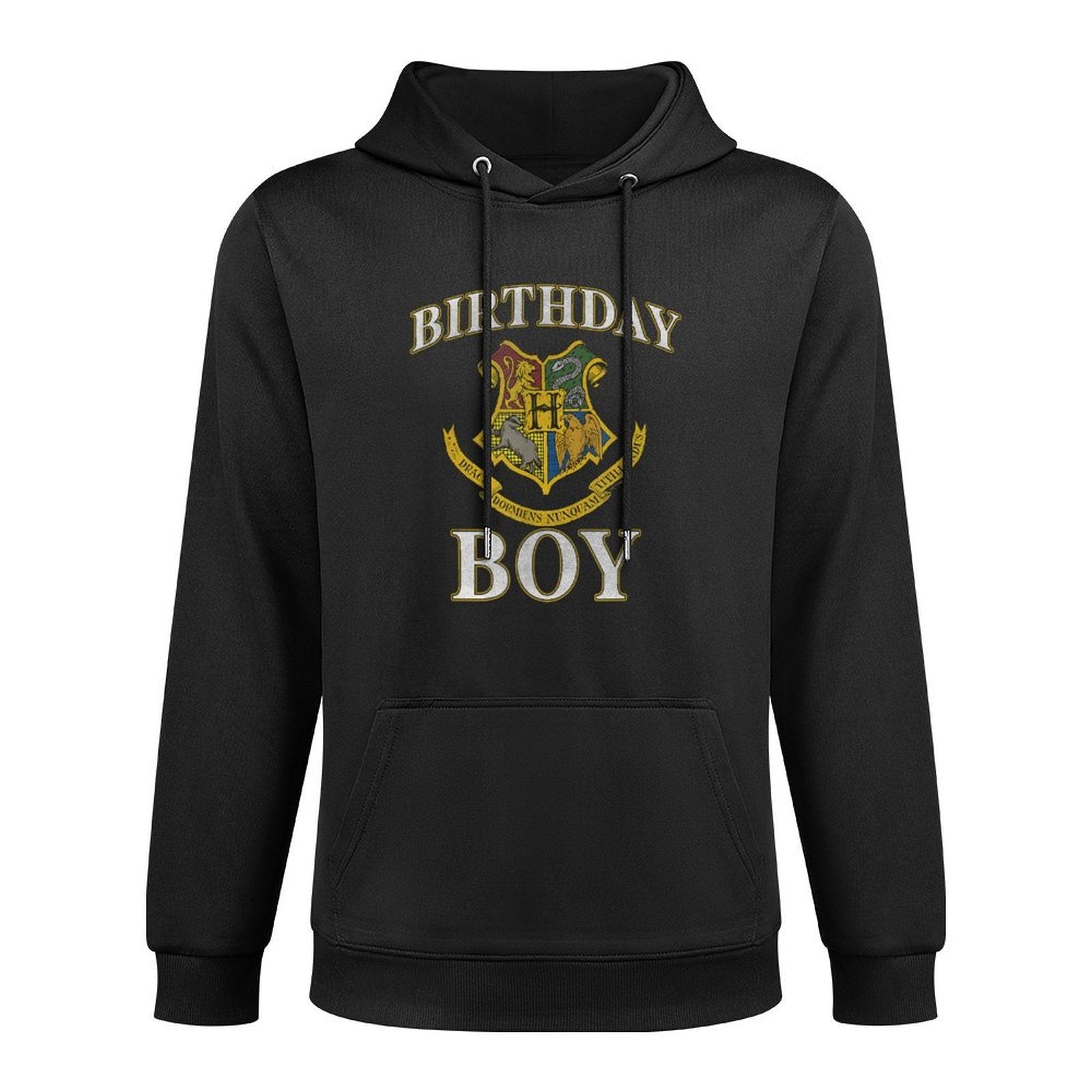 Harry Potter Birthday Boy Hogwarts Iconic Emblem Logo Colorfast Hoodie