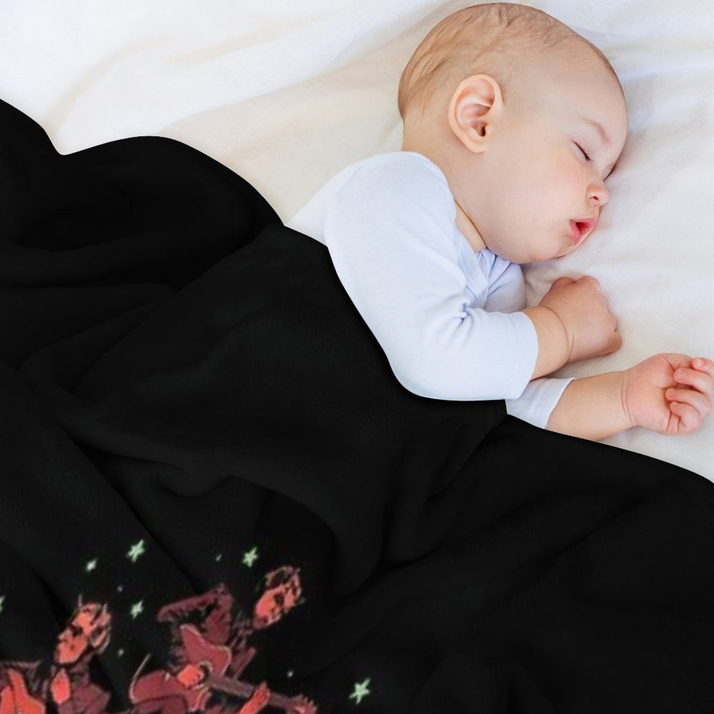 Ghóst – Skeleton Bandstand Travel-friendly Throw Blanket