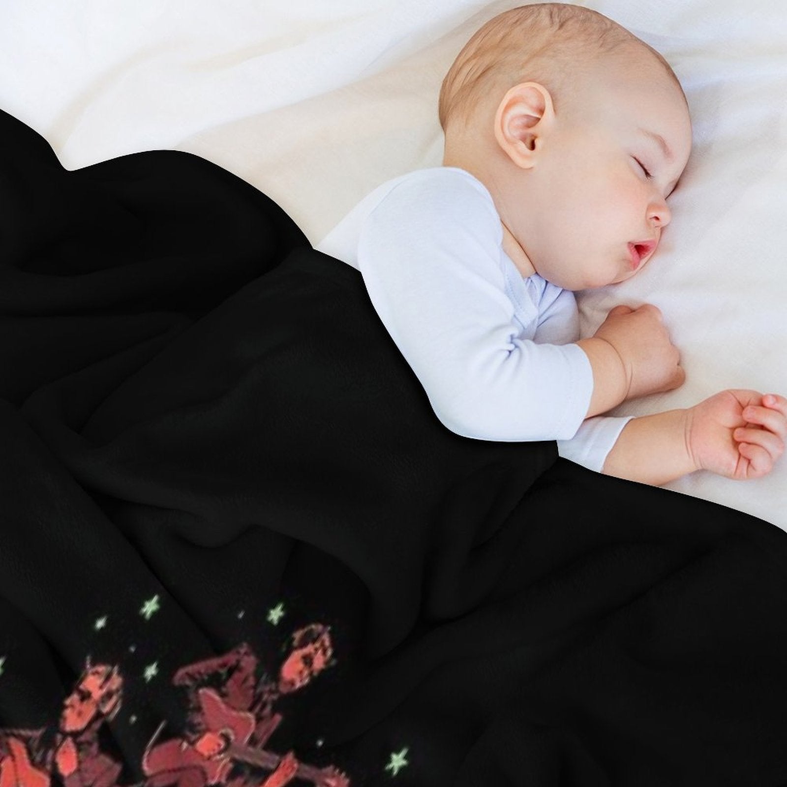 Ghóst – Skeleton Bandstand Travel-friendly Throw Blanket