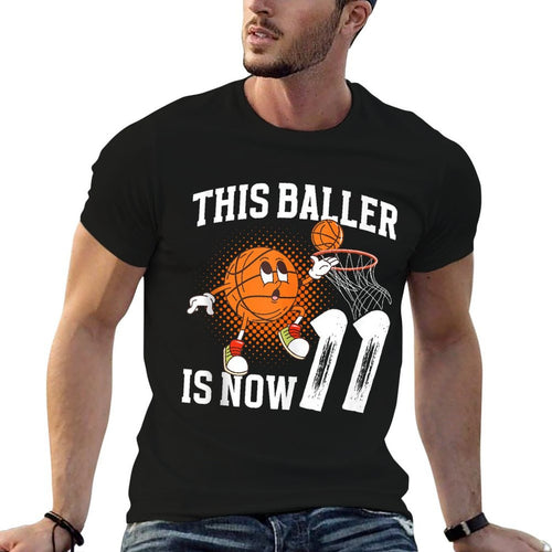 11th Basketball Birthday Eleven Year Old Basketball Player  Soft T-Shirt