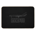 McDonnel Douglas MD-11 White Outline  Non-Slip Bath Mat