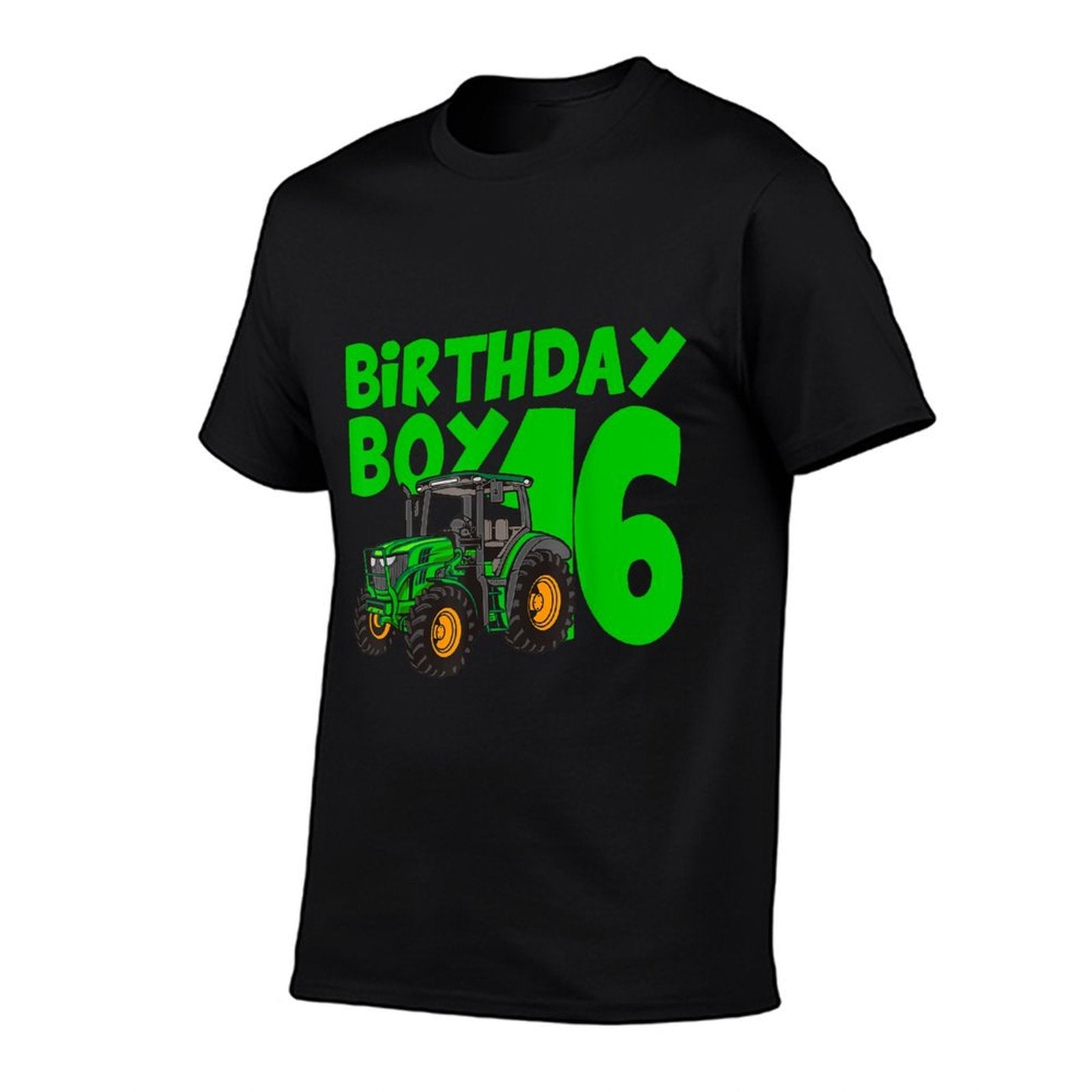 16th Birthday Boy Tractor Farm 16 Year Old Birthday Farmer  Moisture-wicking T-Shirt