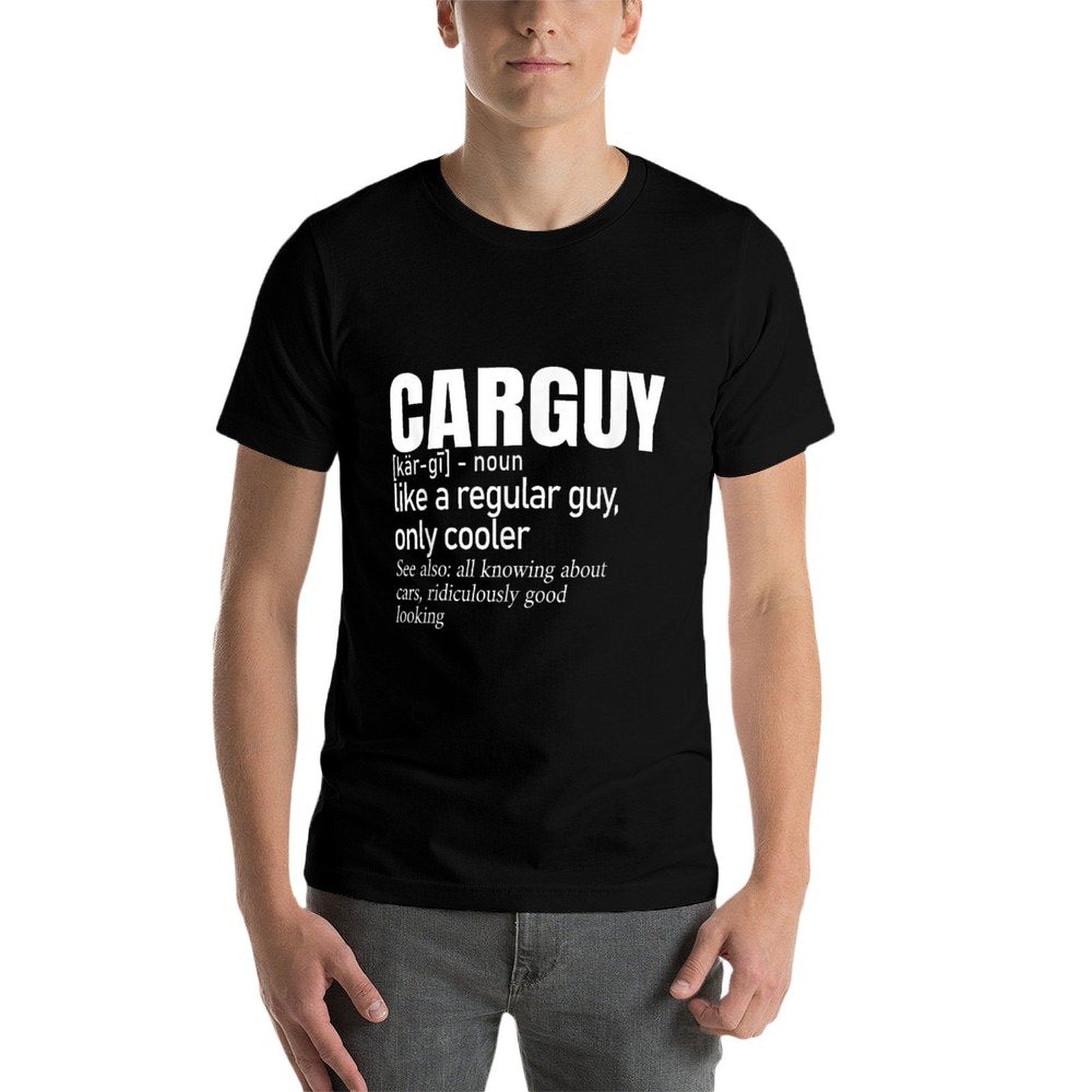 Car Guy Definition  Mechanic & Auto Racing  Mens  Durable T-Shirt
