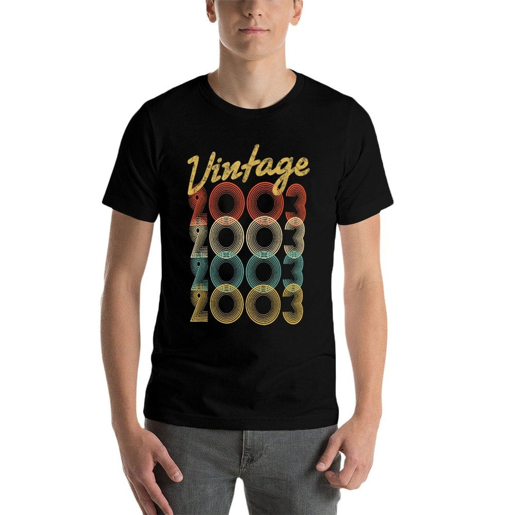 Vintage 2003 Retro Pop Born In 2003 21 Yrs Old 21st Birthday  Classic T-Shirt