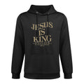 Jesus Is King Jesus John 14 6 Christian Religious On Back Medium-Weight Fabric Hoodie