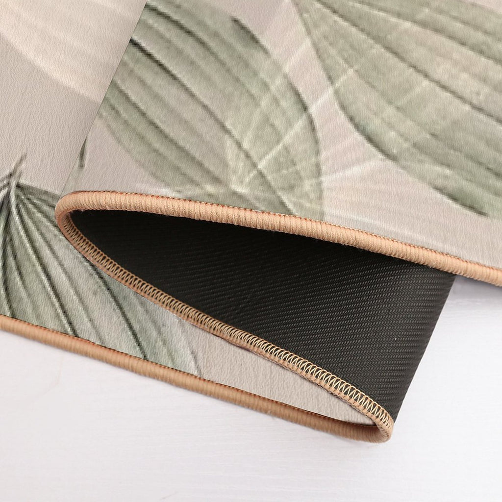Tropical Leaves  Long-Lasting Bath Mat