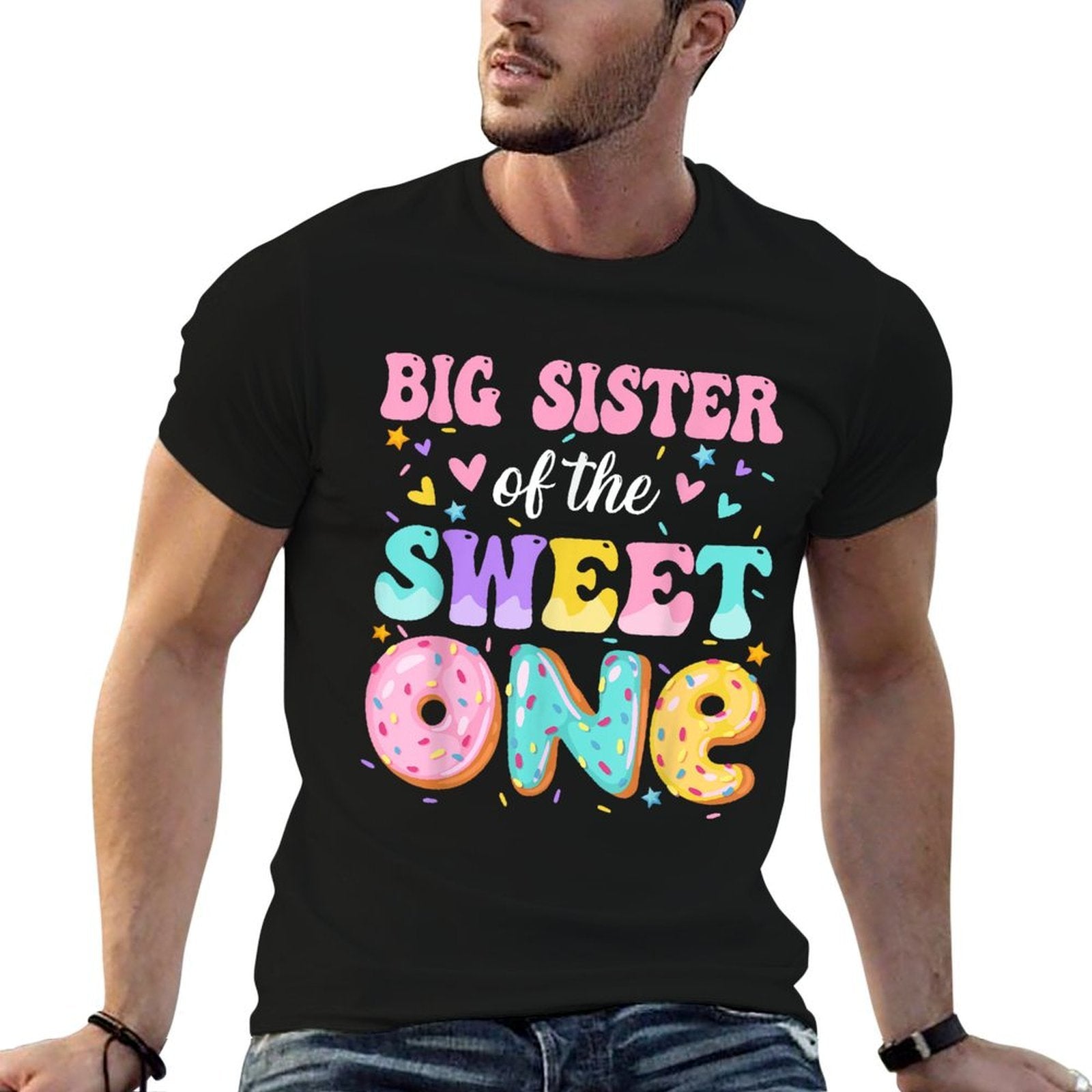 Big Sister Of The Sweet One 1st Birthday Donut Bday Party  Quick-drying T-Shirt