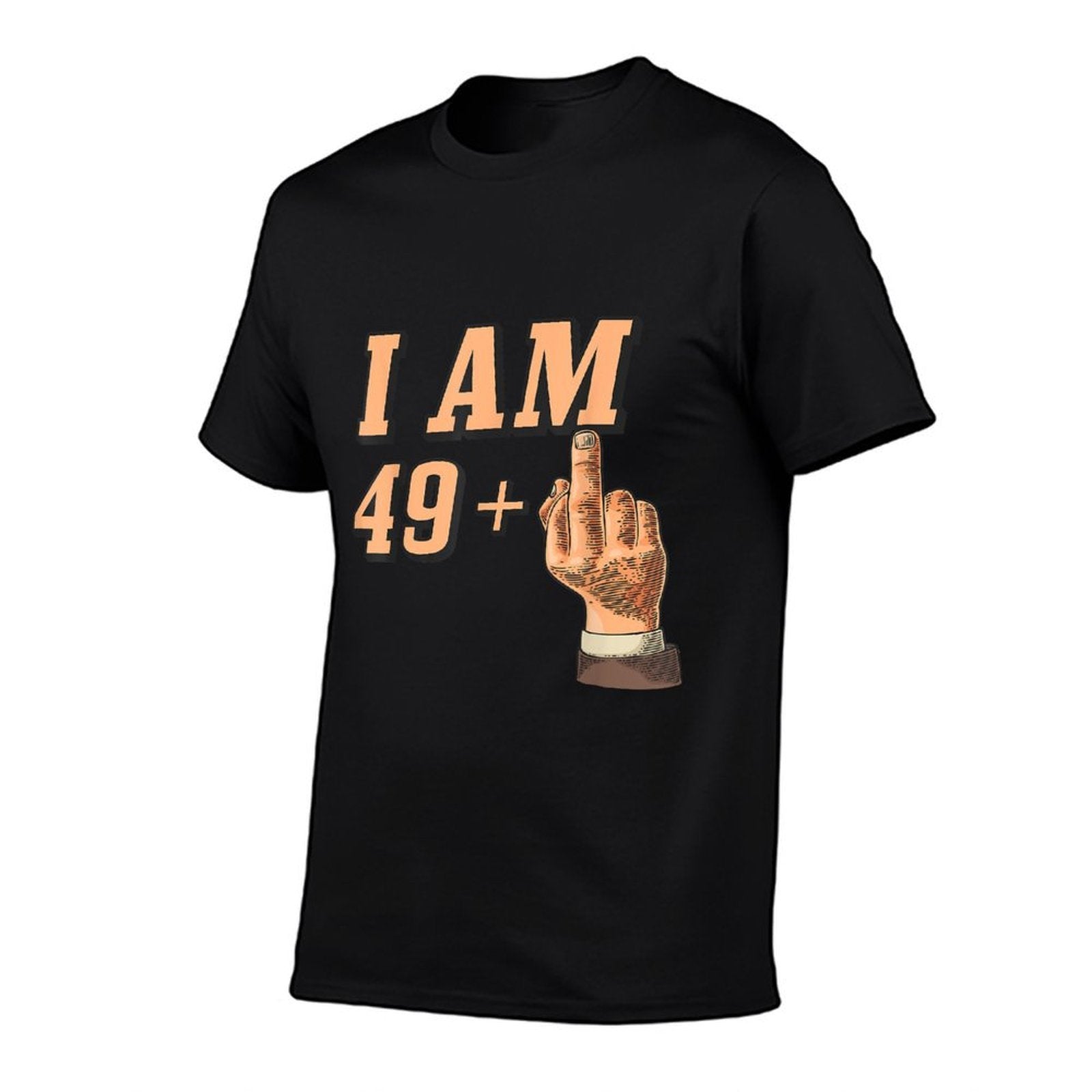 I Am 50 (funny 50th Birthday Present Shirt)  Heathered Texture T-Shirt