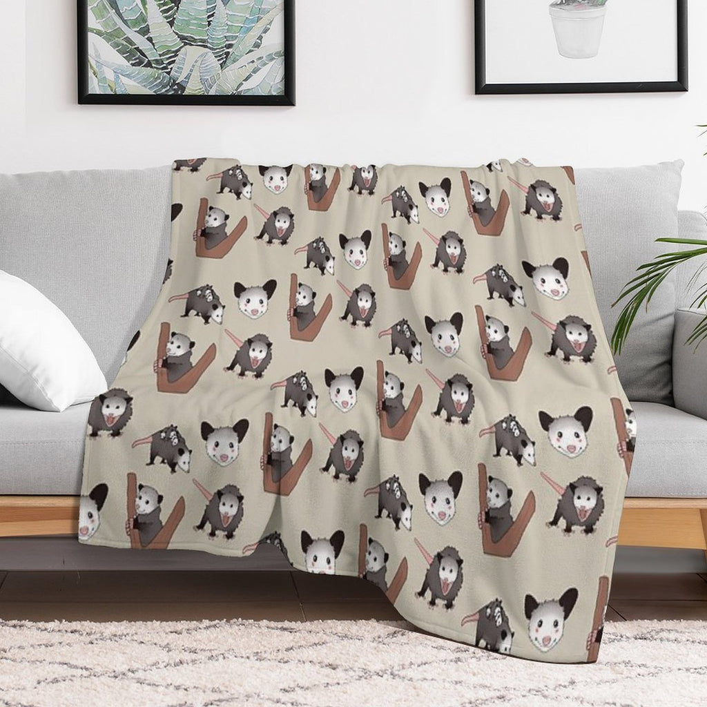 Opossums Pack Comfort Throw Blanket