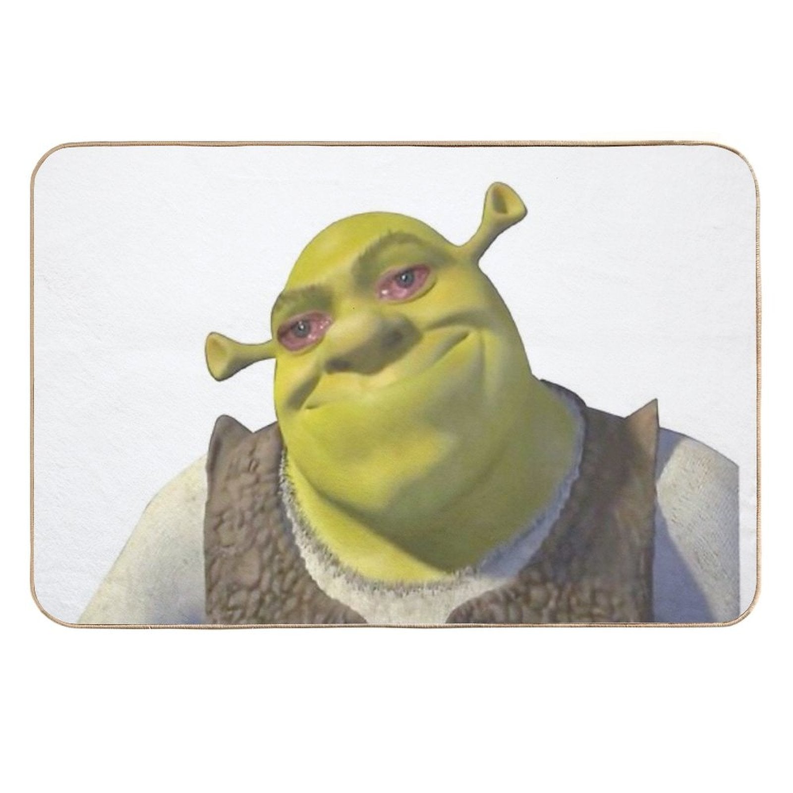 Shrek Crying Meme  Dirt-Trapping Bath Mat