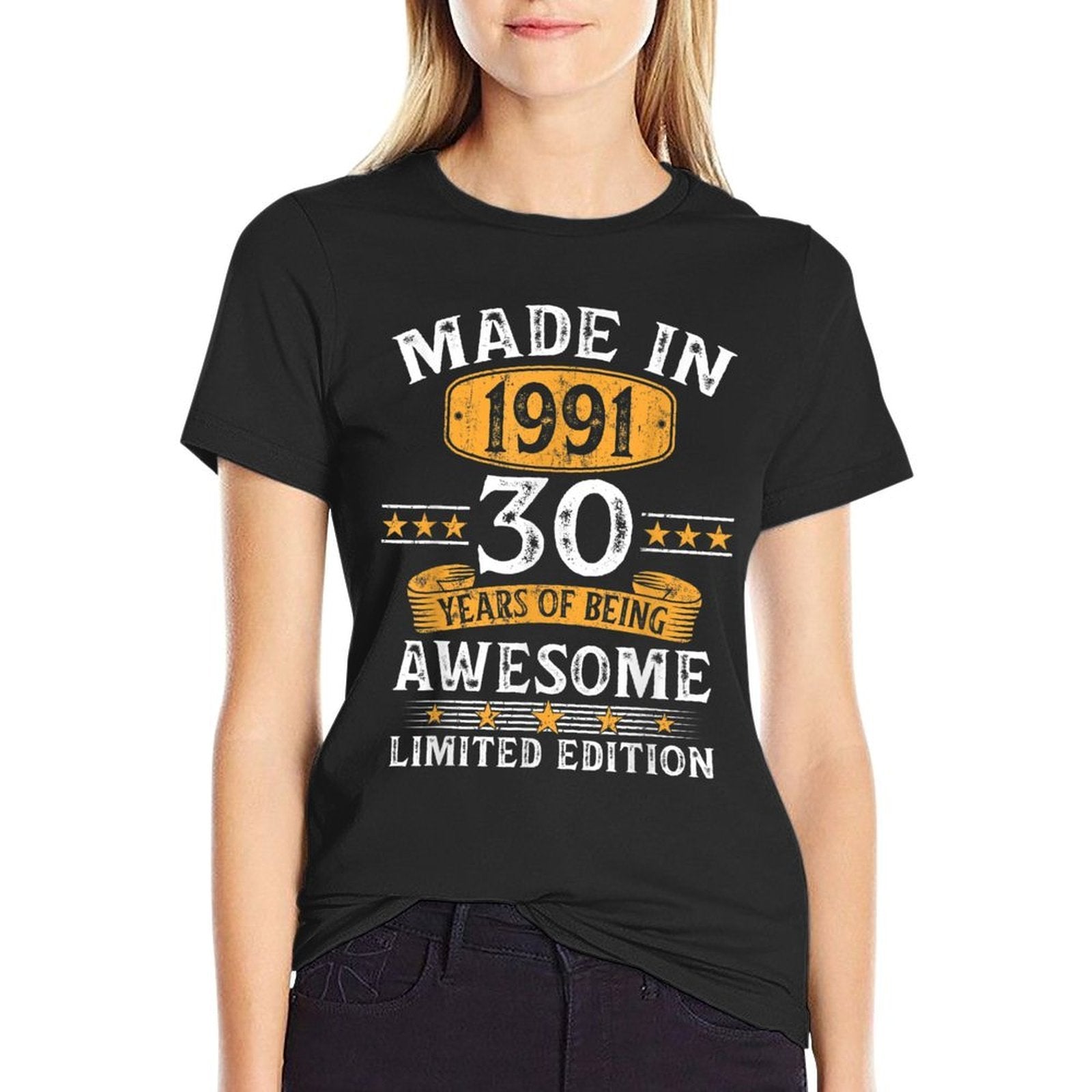 30 Years Old Made In 1991 Limited Edition 30th Birthday  Affordable Price T-Shirt