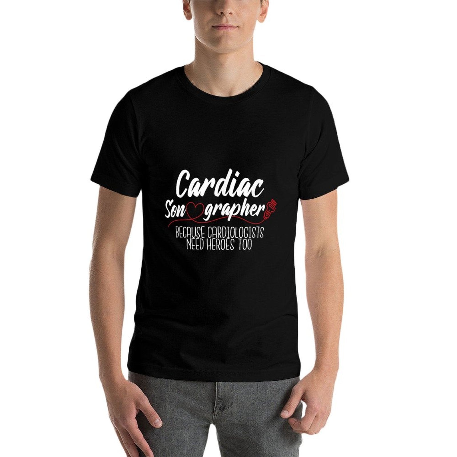 Medical Sonographers Cardiac Sonographer - Sonography Technician Ultrasound RDCS  Lightweight T-Shirt