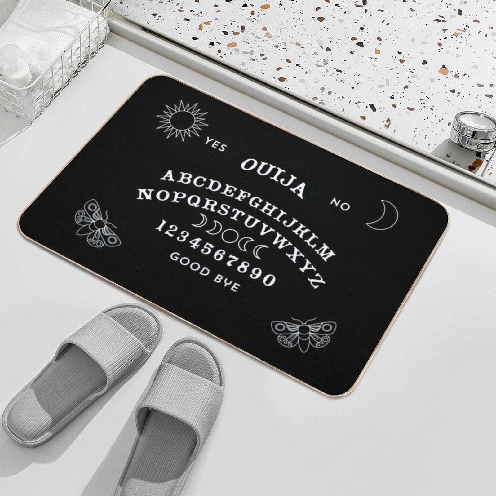 Ouija Board  Slip-Resistant Bath Mat