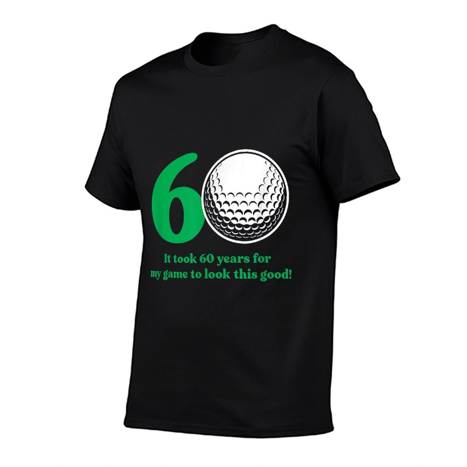 60 Year Old Golfer Golfing Golf 60th Birthday  Oversized Silhouette T-Shirt