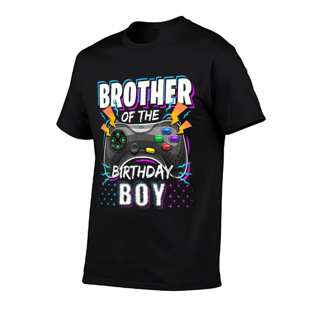 Brother of The Birthday Boy Matching Video Game Birthday  Soft T-Shirt