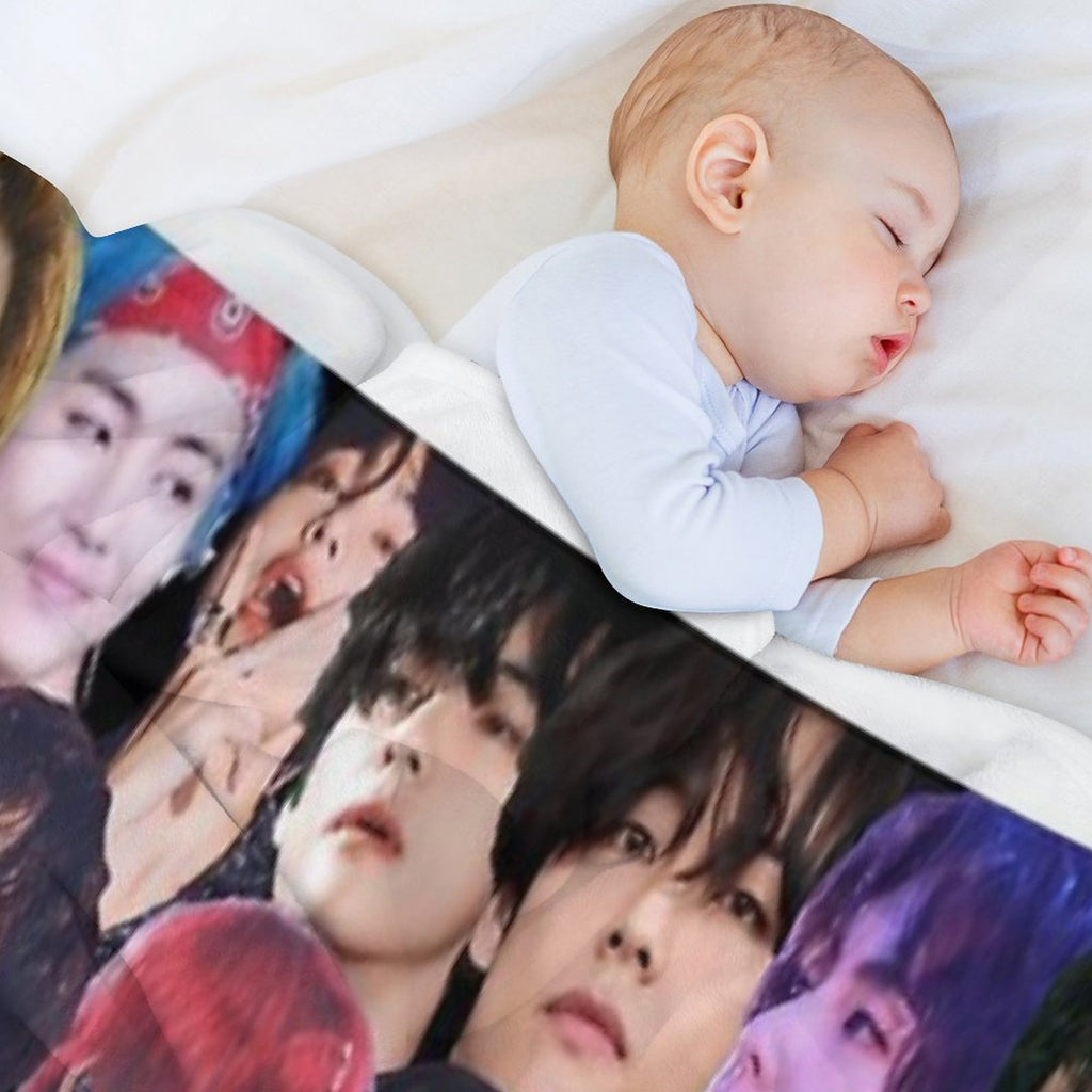 Kim Tae-Hyung (V from BTS) Shrink-resistant Throw Blanket