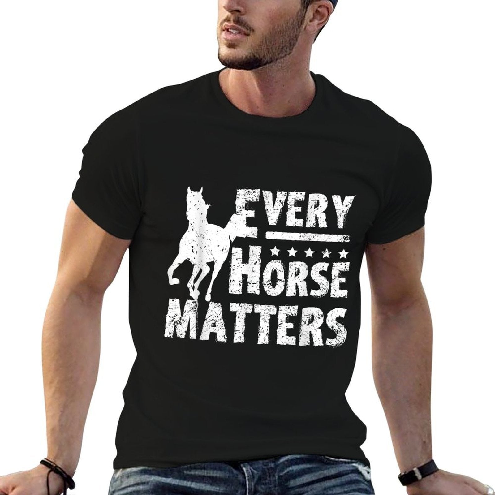 Horse Rescue Every Horse Matters  High-quality Stitching T-Shirt