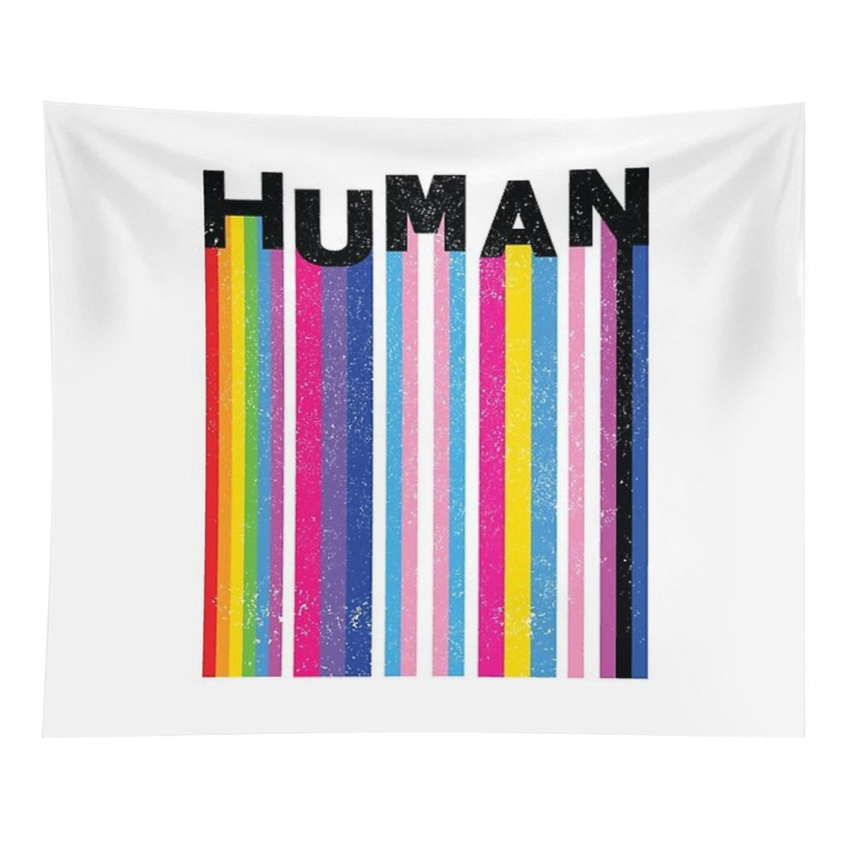 HUMAN LGBT Pride Flags Tapestry