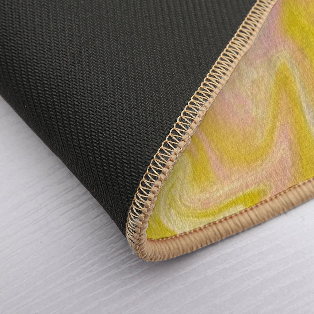 Pastel Fire  Fade-Resistant Bath Mat