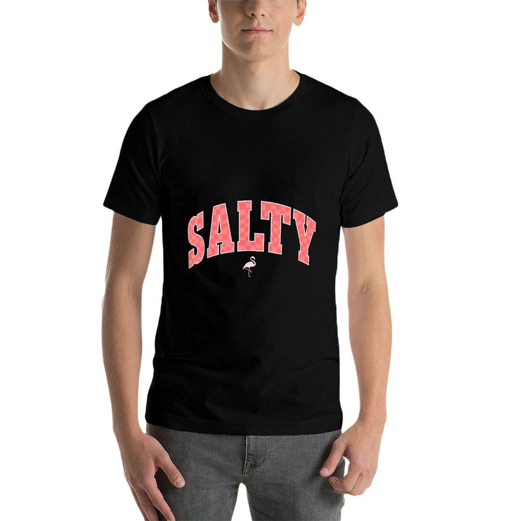 Salty Ocean Flamingo Life Coastal Summer Beach Girl Trendy  Moisture-wicking T-Shirt