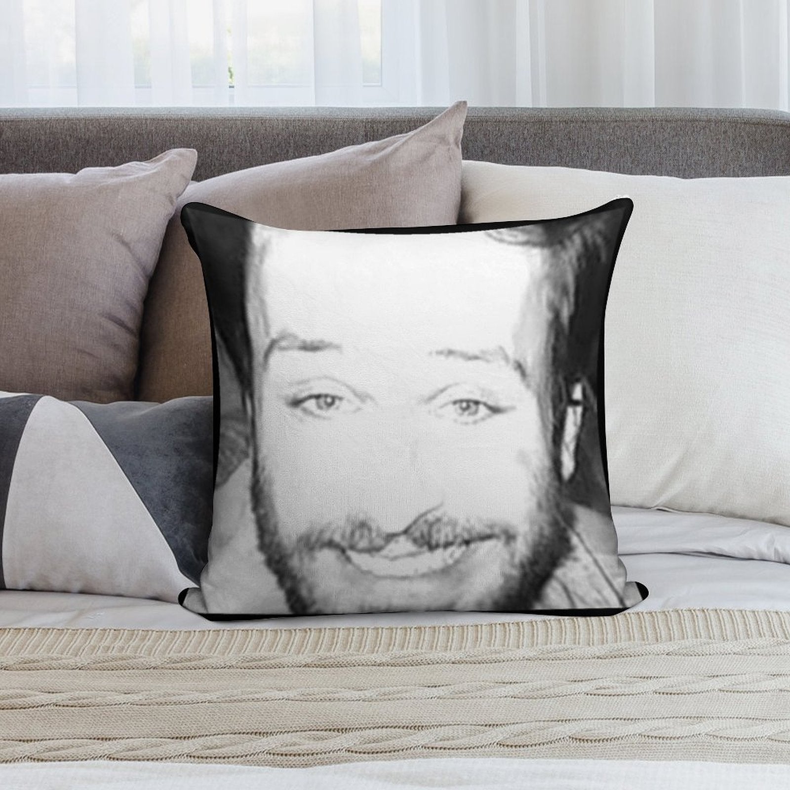 Always Sunny in Philidelphia Charlie Dating Picture Soft Multiple Sizes Throw Pillow