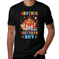 Brother Of The Birthday For Boy Circus Carnival Theme Party  Slim-fit Cut T-Shirt