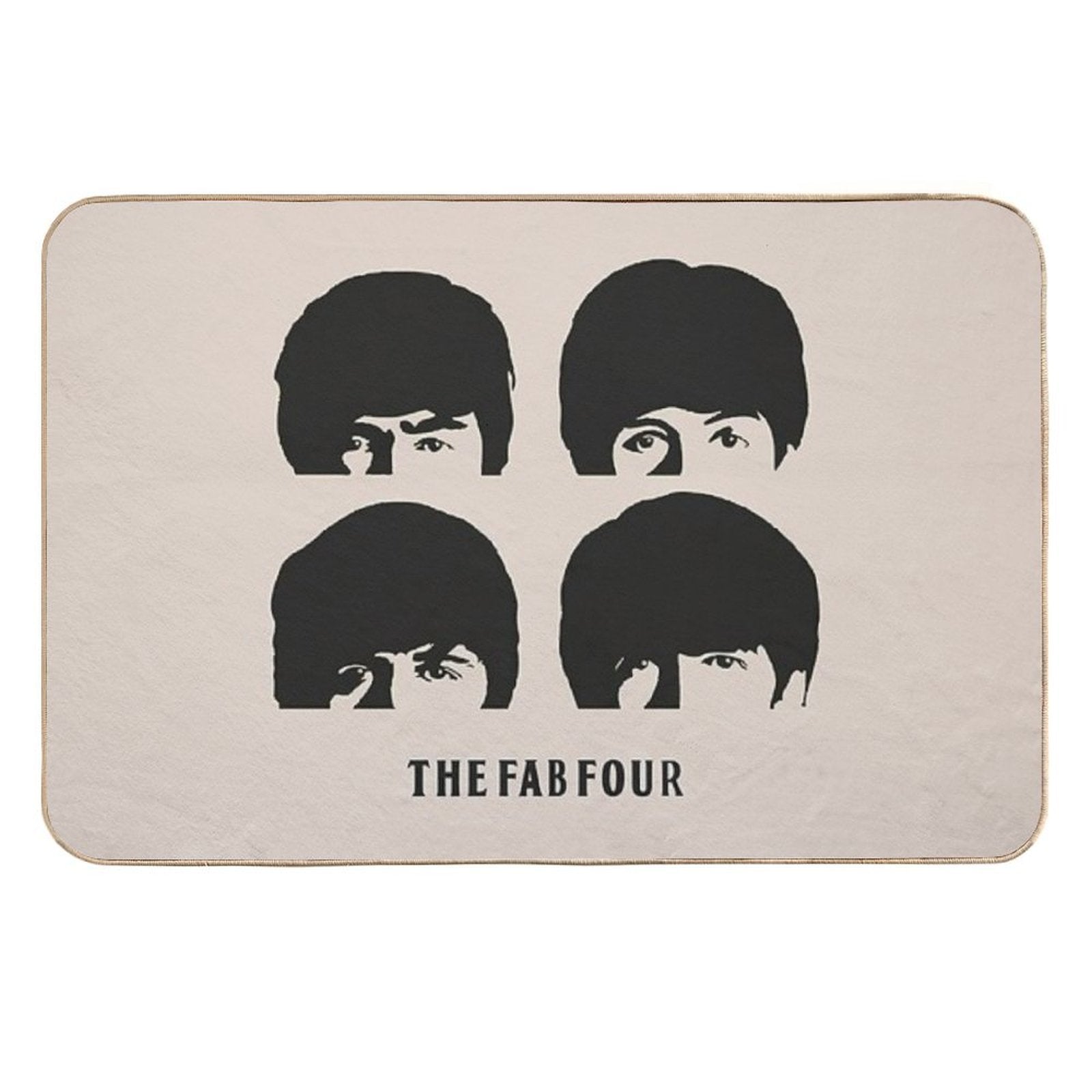 Fab Four  Long-Lasting Bath Mat