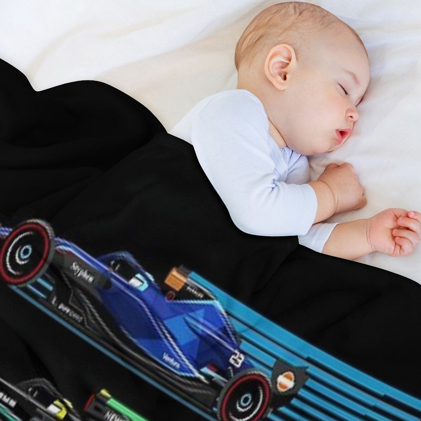 New Formula Racing Cars Wrinkle-free Throw Blanket